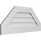 Ekena Millwork Octagonal Top Surface Mount PVC Gable Vent w/ 3-1/2"W x 1"P Standard Frame, 36"W x 16"H GVPOT36X1601SN - alternate 3